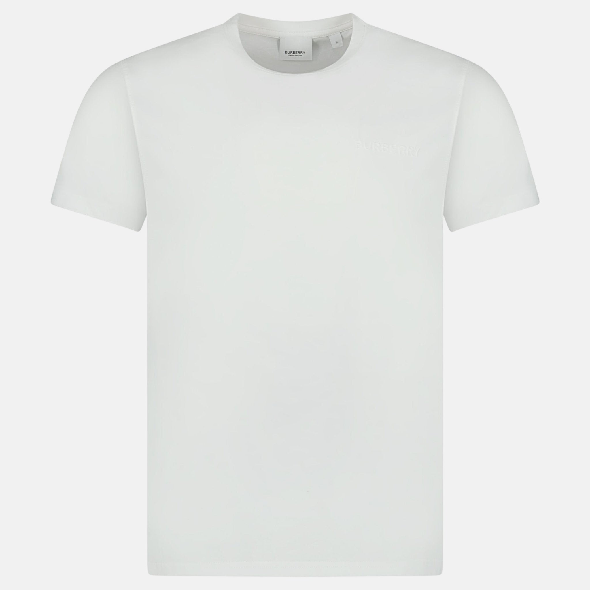 Burberry 'Jenson' Crew Neck Logo T-Shirt White – O5 | Studio DOS by Designer Outlet Sales