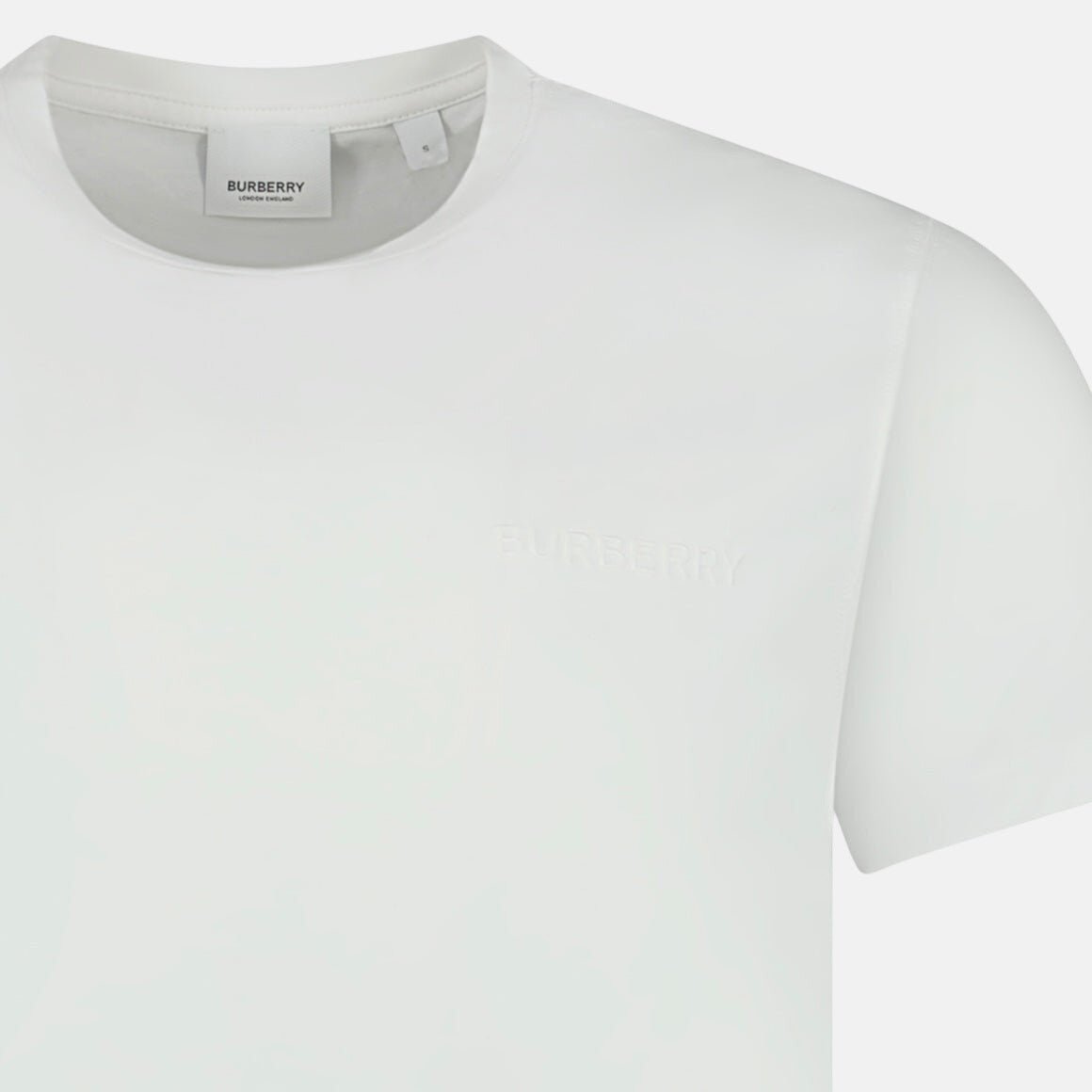 Burberry 'Jenson' Crew Neck Logo T-Shirt White – O5 | Studio DOS by Designer Outlet Sales