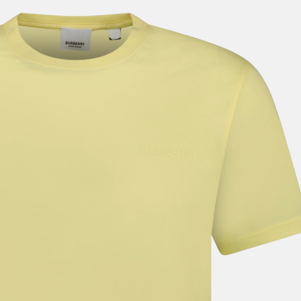 Burberry 'Jenson' Crew Neck Logo T-Shirt Yellow – sku-56200344174973 | Studio DOS by Designer Outlet Sales