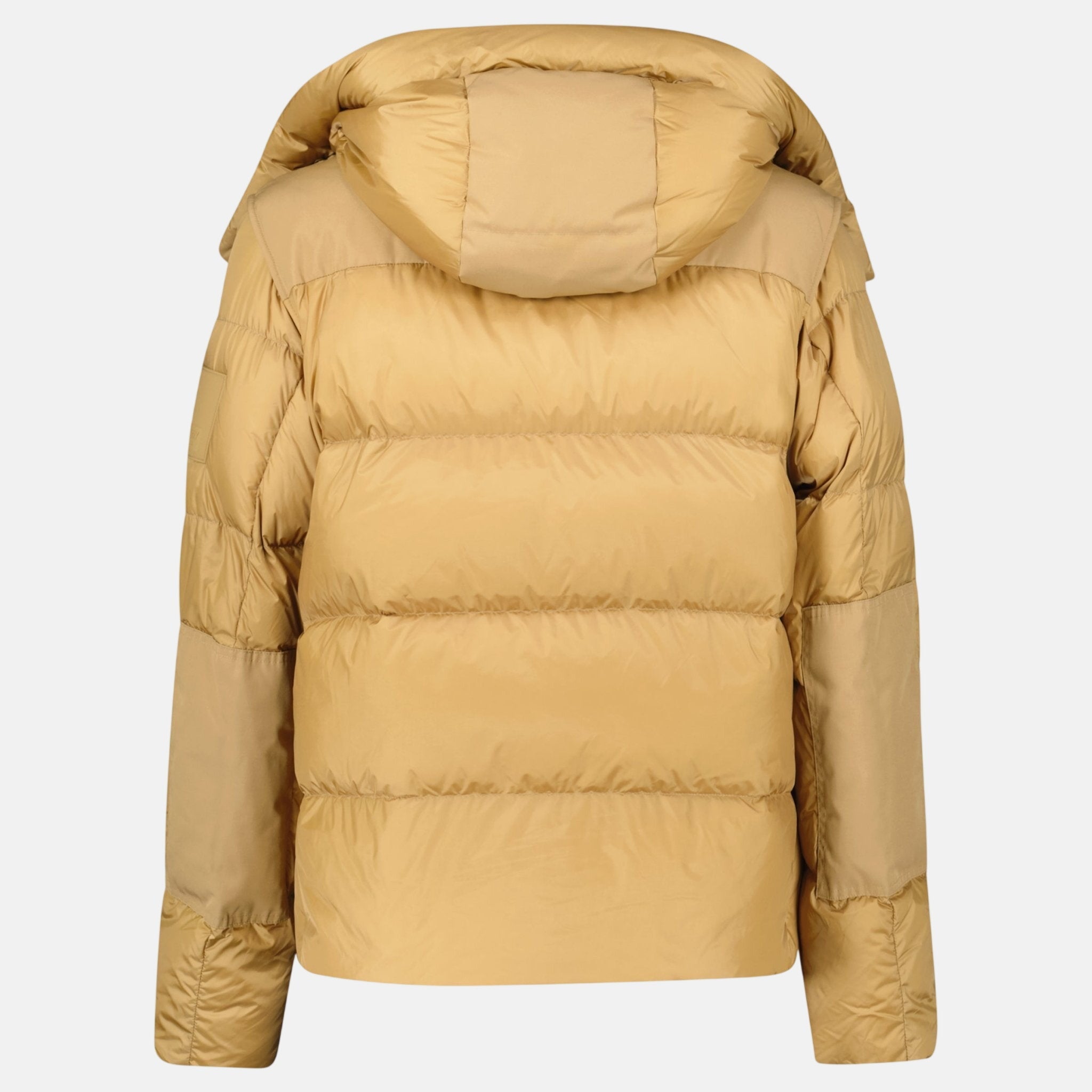 Burberry 'Leeds' Detachable Sleeve Hooded Down Jacket Warm Honey – sku-56932732273021 | Studio DOS by Designer Outlet Sales