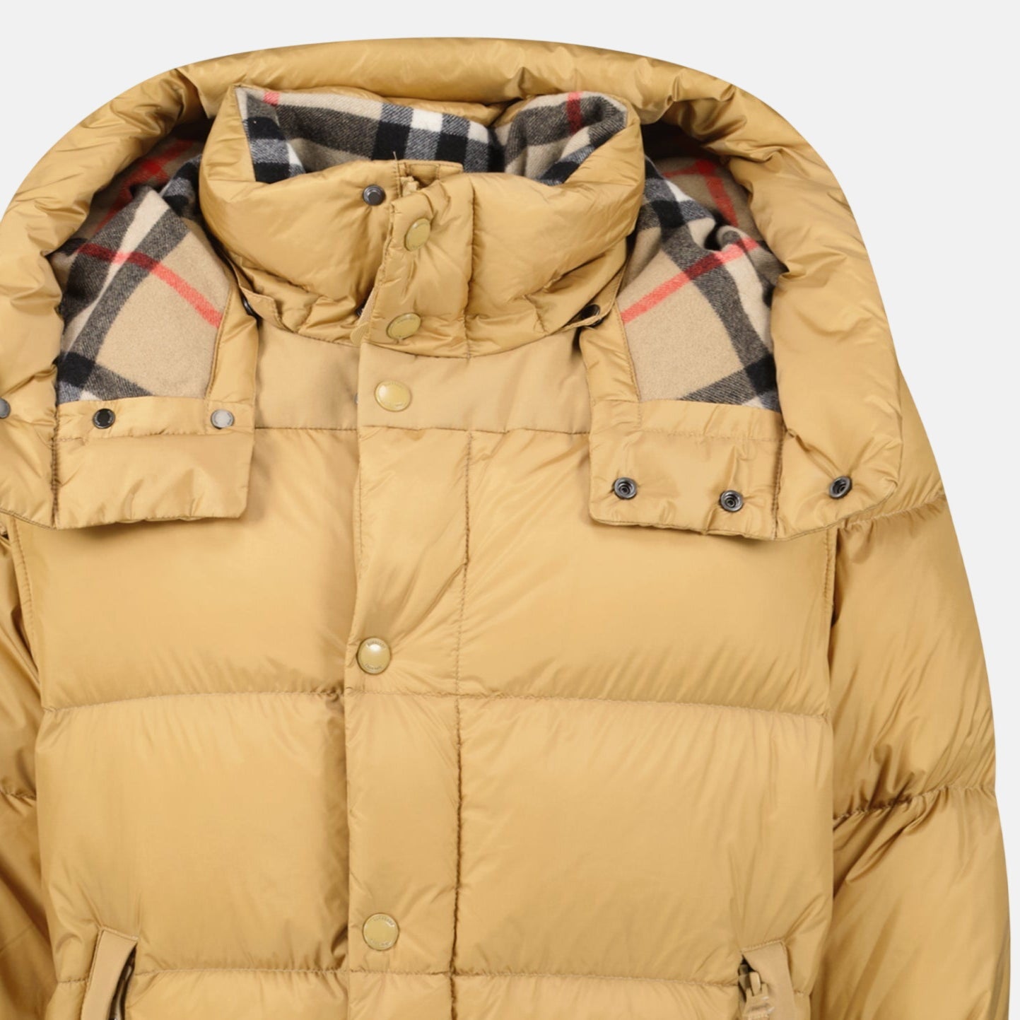 Burberry 'Leeds' Detachable Sleeve Hooded Down Jacket Warm Honey – sku-56932732273021 | Studio DOS by Designer Outlet Sales