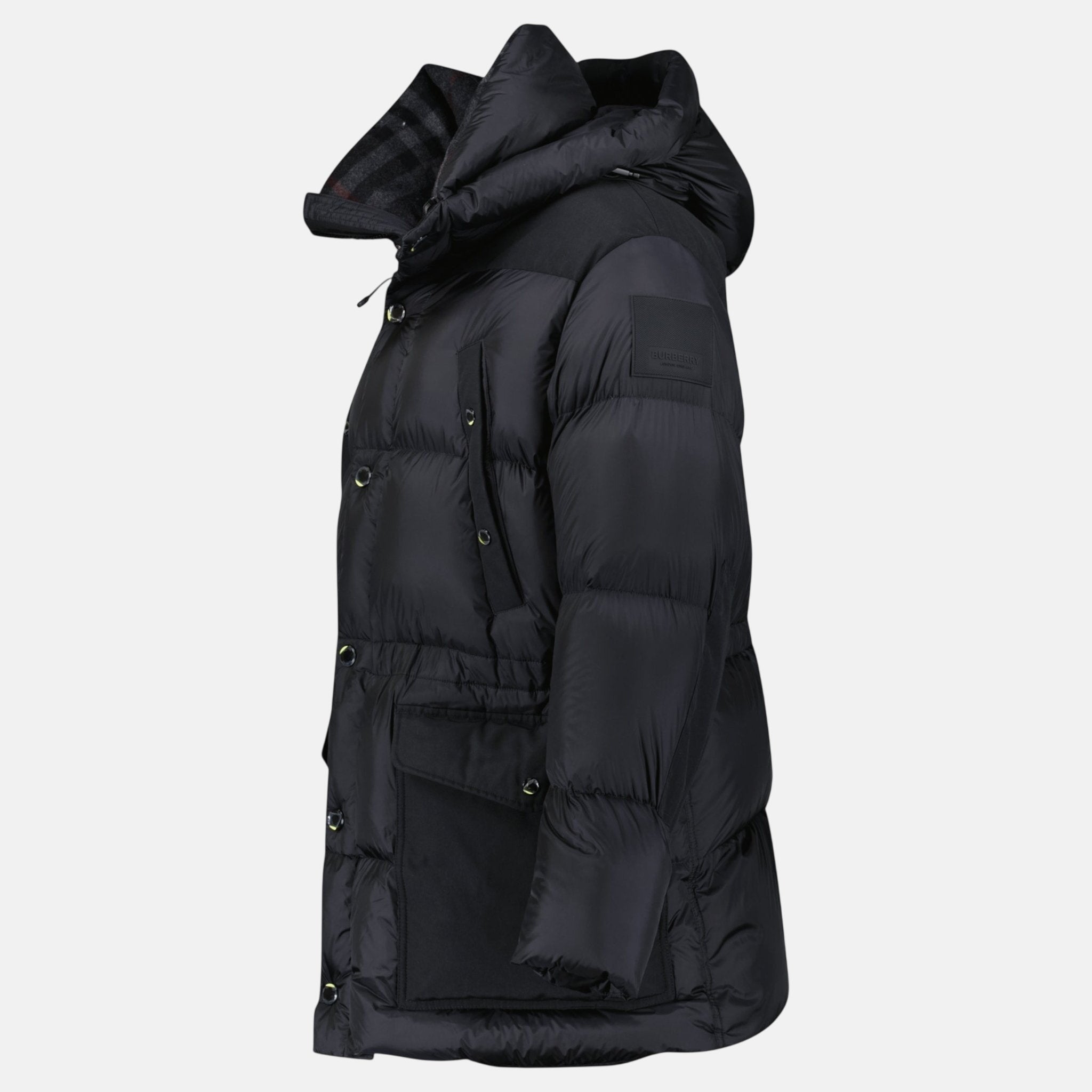 Burberry 'Lindford' Puffer Coat Black – sku-56957816766845 | Studio DOS by Designer Outlet Sales