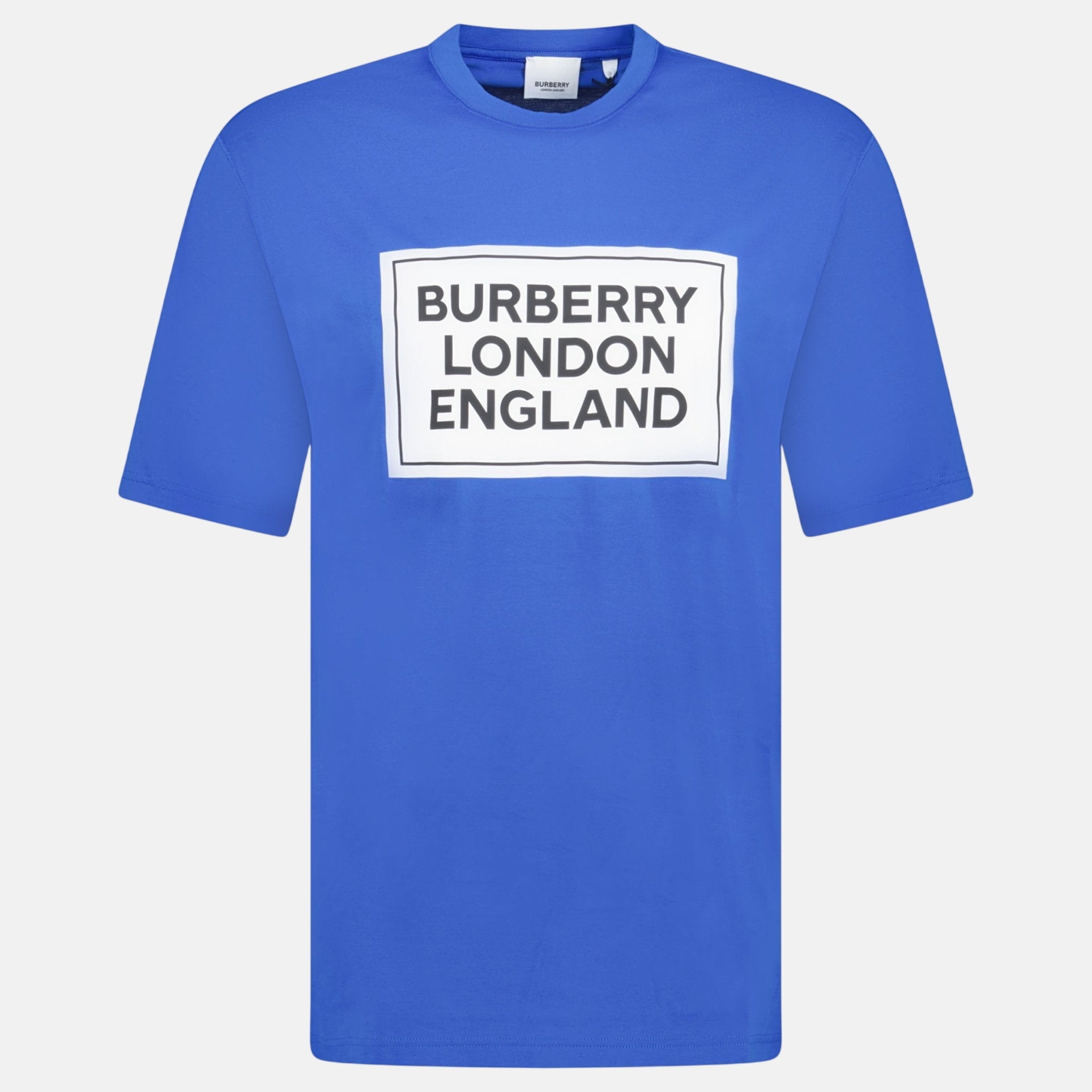 Burberry London England Logo T-Shirt Blue – B37 | Studio DOS by Designer Outlet Sales