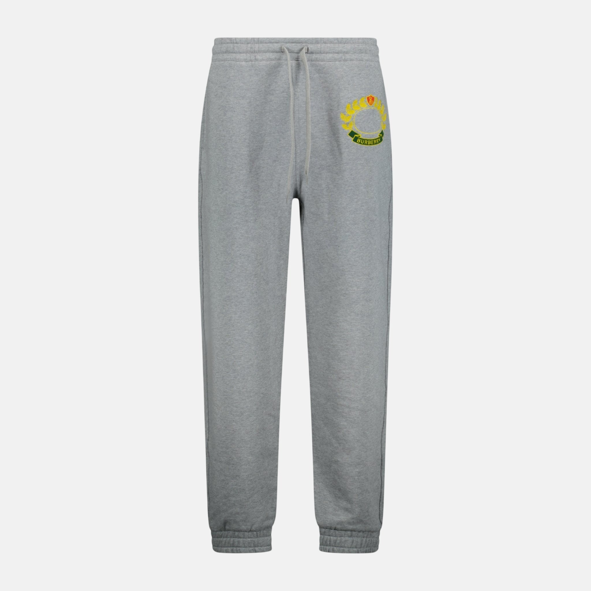Burberry 'Oxted' Logo Cuffed Sweat Pants Grey – C70 | Studio DOS by Designer Outlet Sales