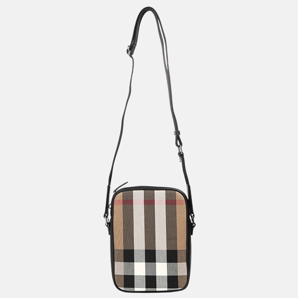 Burberry 'Paddy' Check Messenger Side Bag Black – G7 | Studio DOS by Designer Outlet Sales