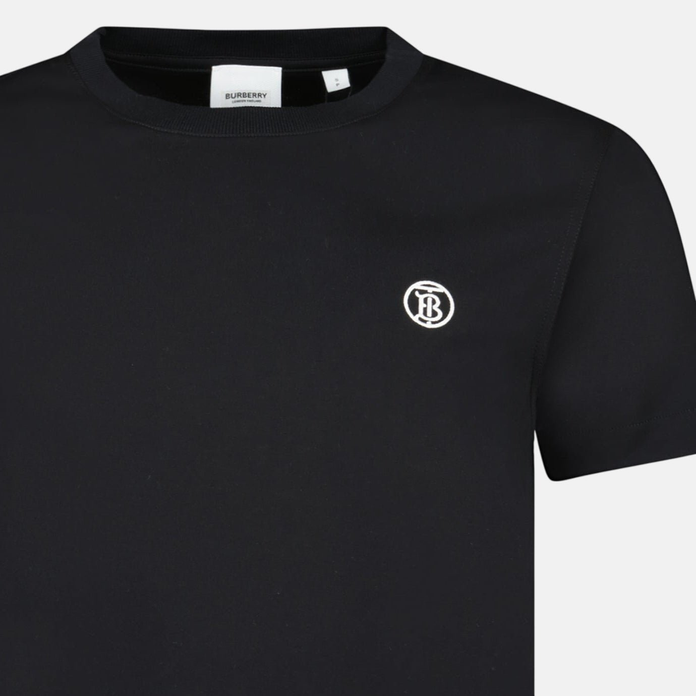Burberry 'Parker' Short Sleeve T-Shirt Black – O5 | Studio DOS by Designer Outlet Sales