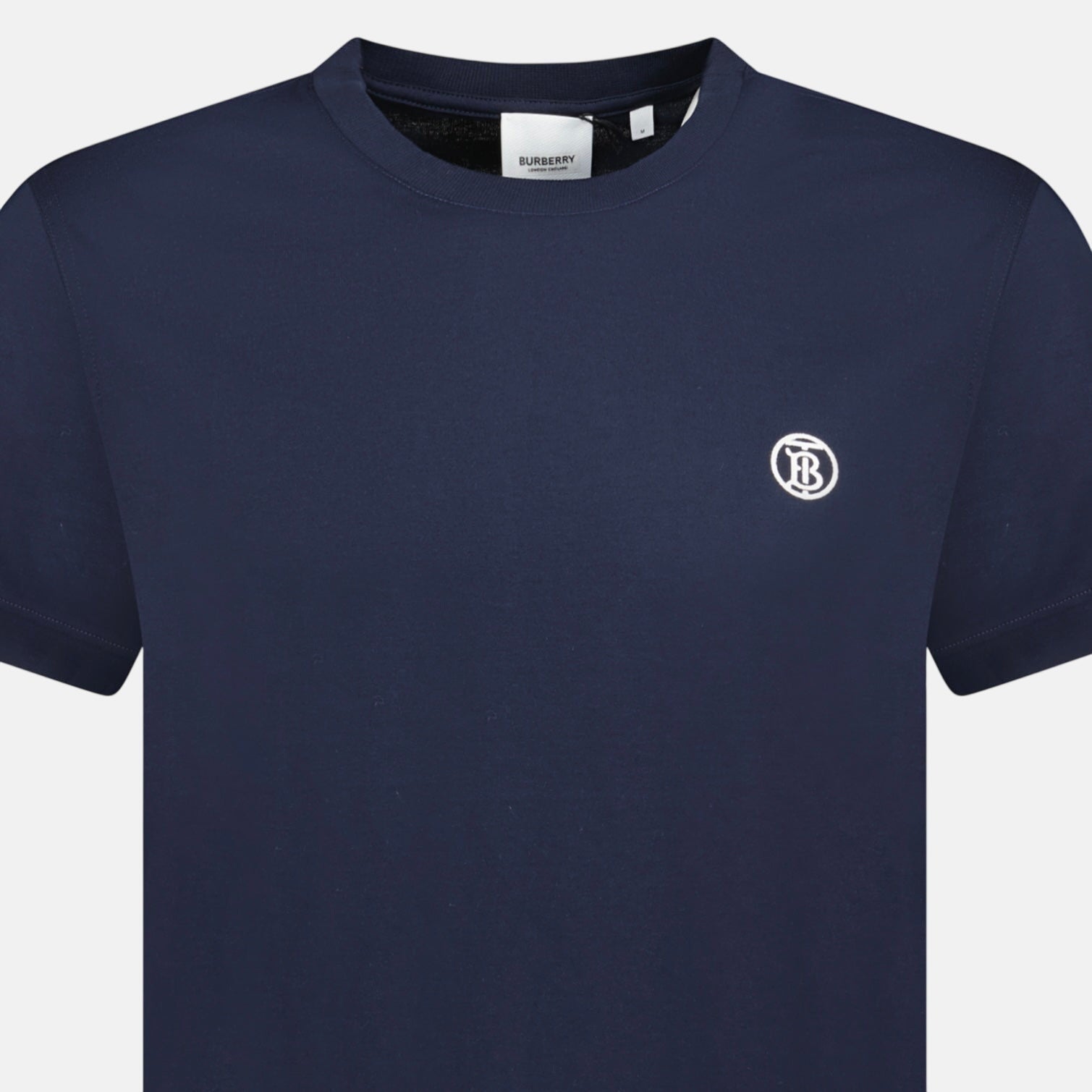Burberry 'Parker' Short Sleeve T-Shirt Navy – C35 | Studio DOS by Designer Outlet Sales