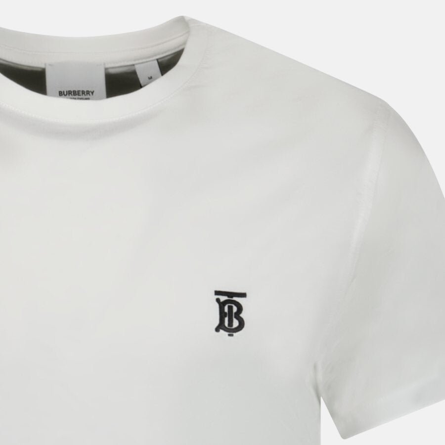 Burberry 'Parker' Short Sleeve T-Shirt White – A23 | Studio DOS by Designer Outlet Sales