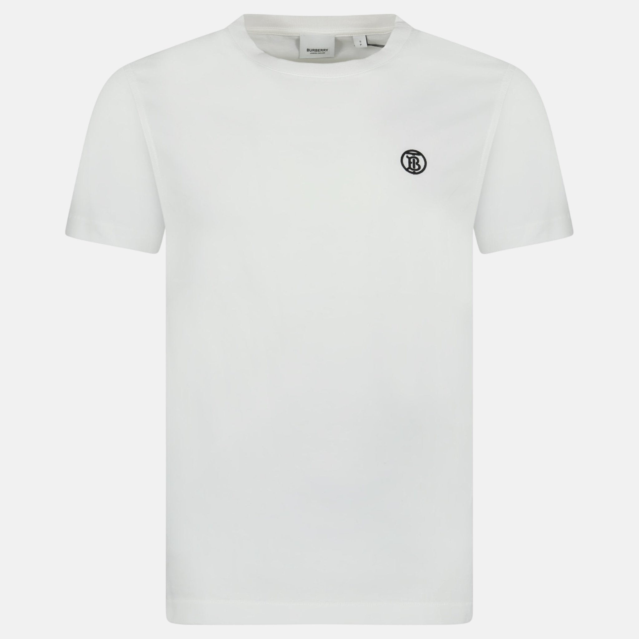 Burberry 'Parker' Short Sleeve T-Shirt White – A52 | Studio DOS by Designer Outlet Sales
