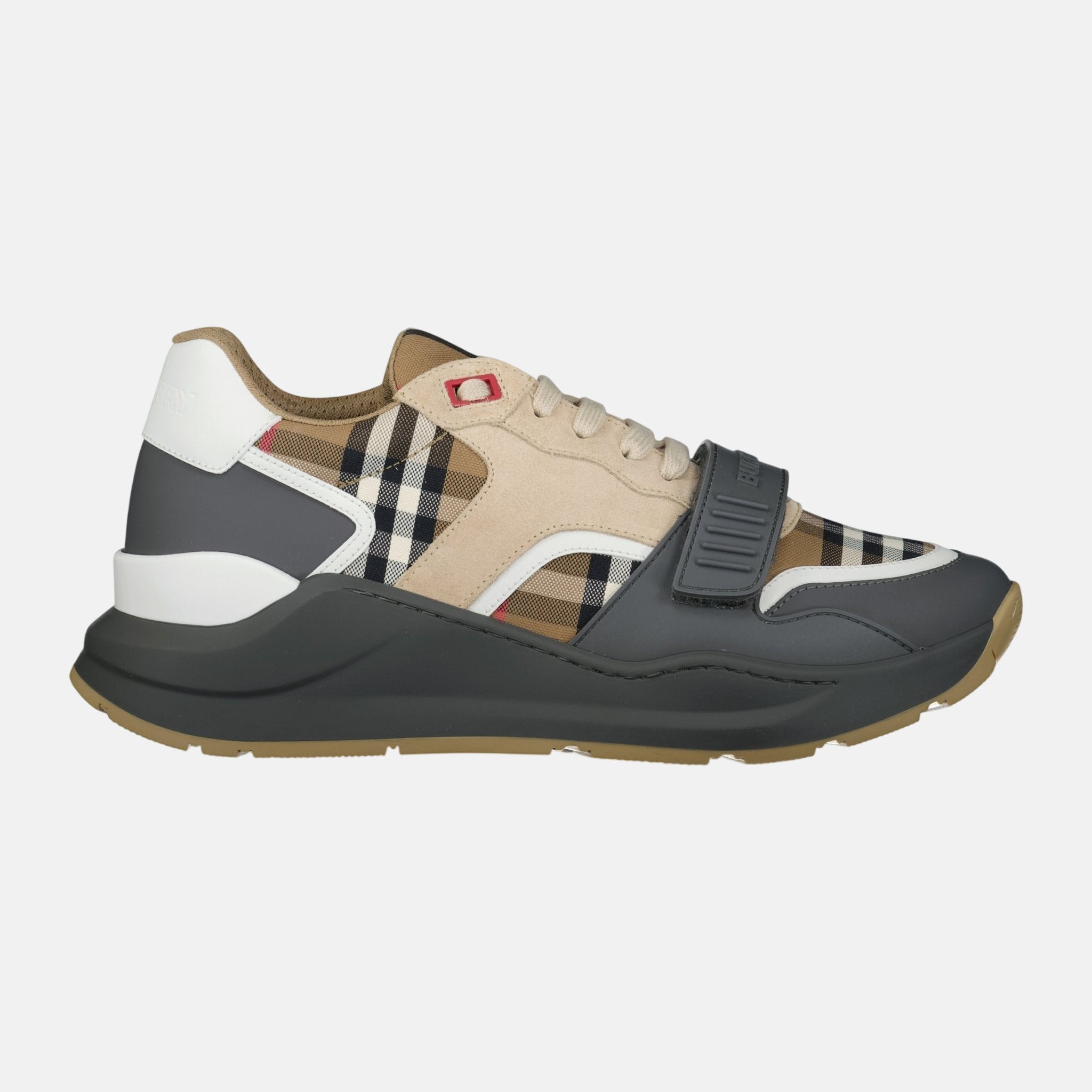 Burberry 'Ramsey Runner' Trainers Taupe Brown – D5 | Studio DOS by Designer Outlet Sales
