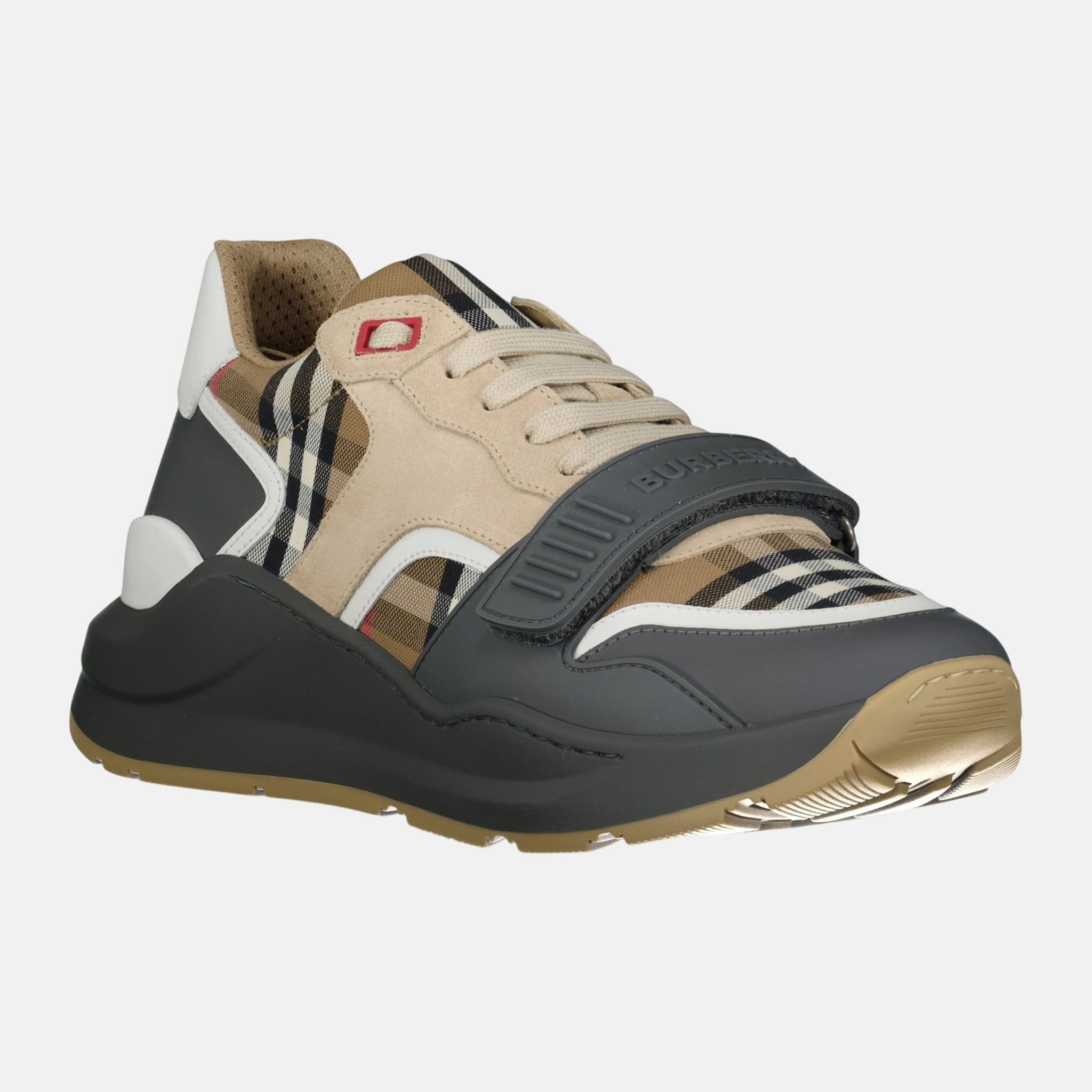 Burberry 'Ramsey Runner' Trainers Taupe Brown – D5 | Studio DOS by Designer Outlet Sales