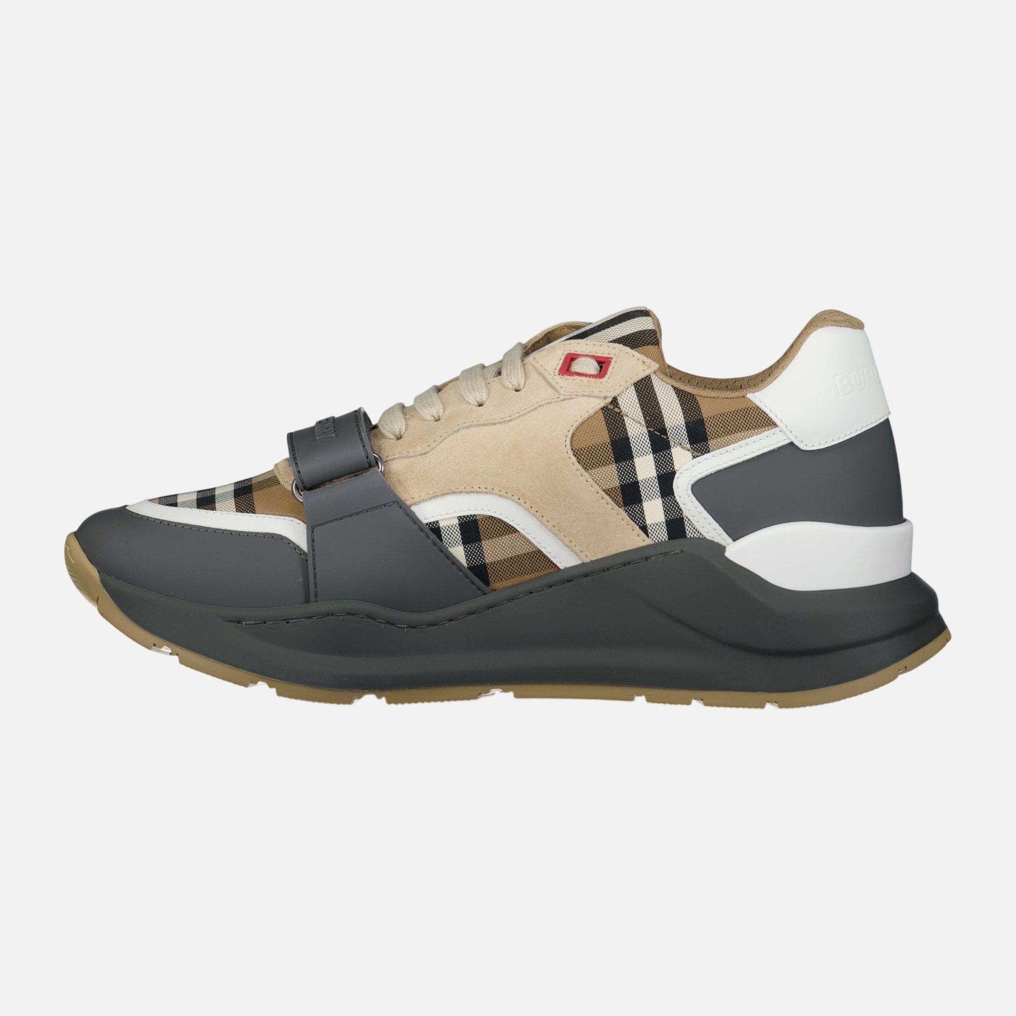Burberry 'Ramsey Runner' Trainers Taupe Brown – D5 | Studio DOS by Designer Outlet Sales
