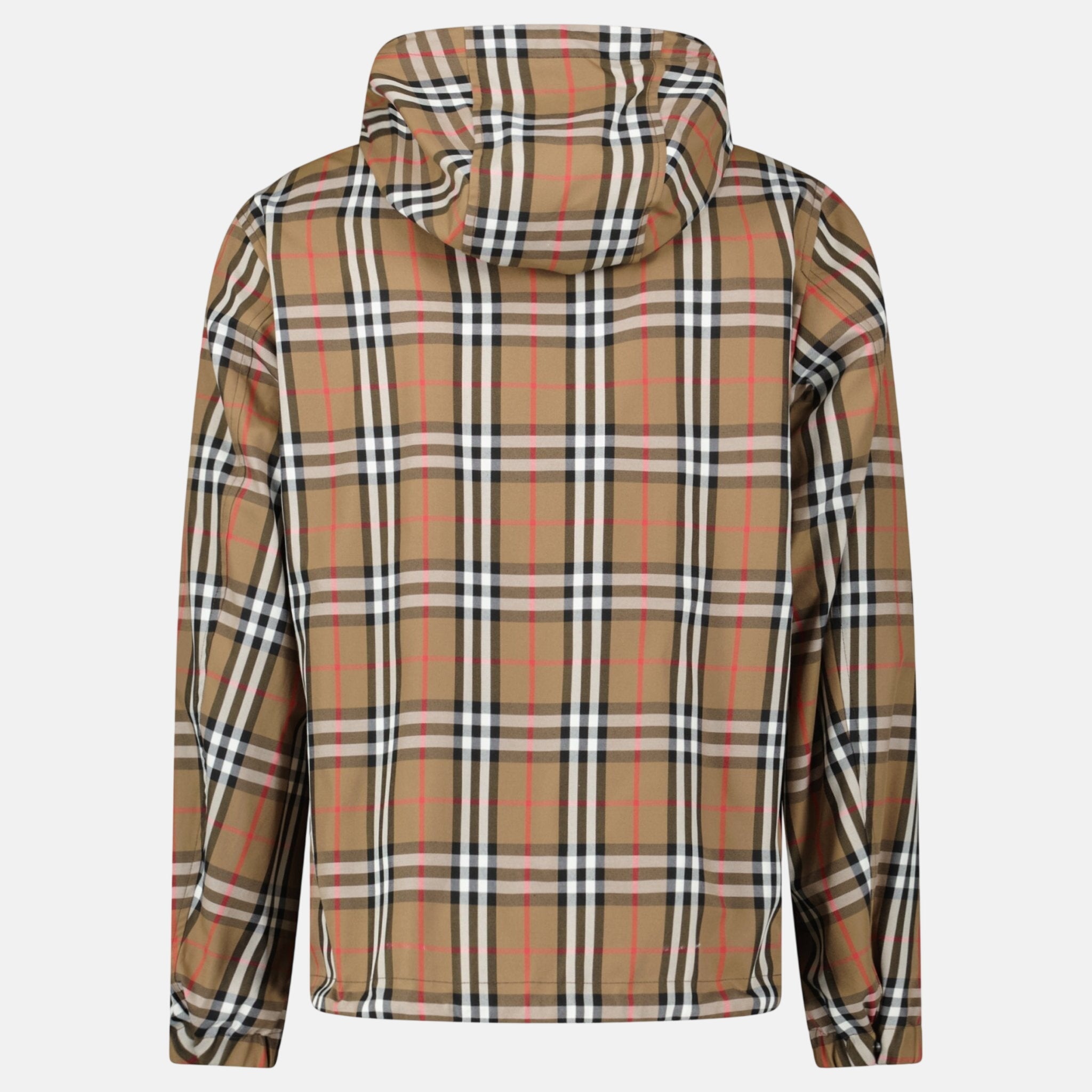 Burberry 'Stanford' Zip - Up Check Reversible Hooded Jacket Black – Rail 1/ Rail 2/ Doorway Rail Lower | Studio DOS by Designer Outlet Sales