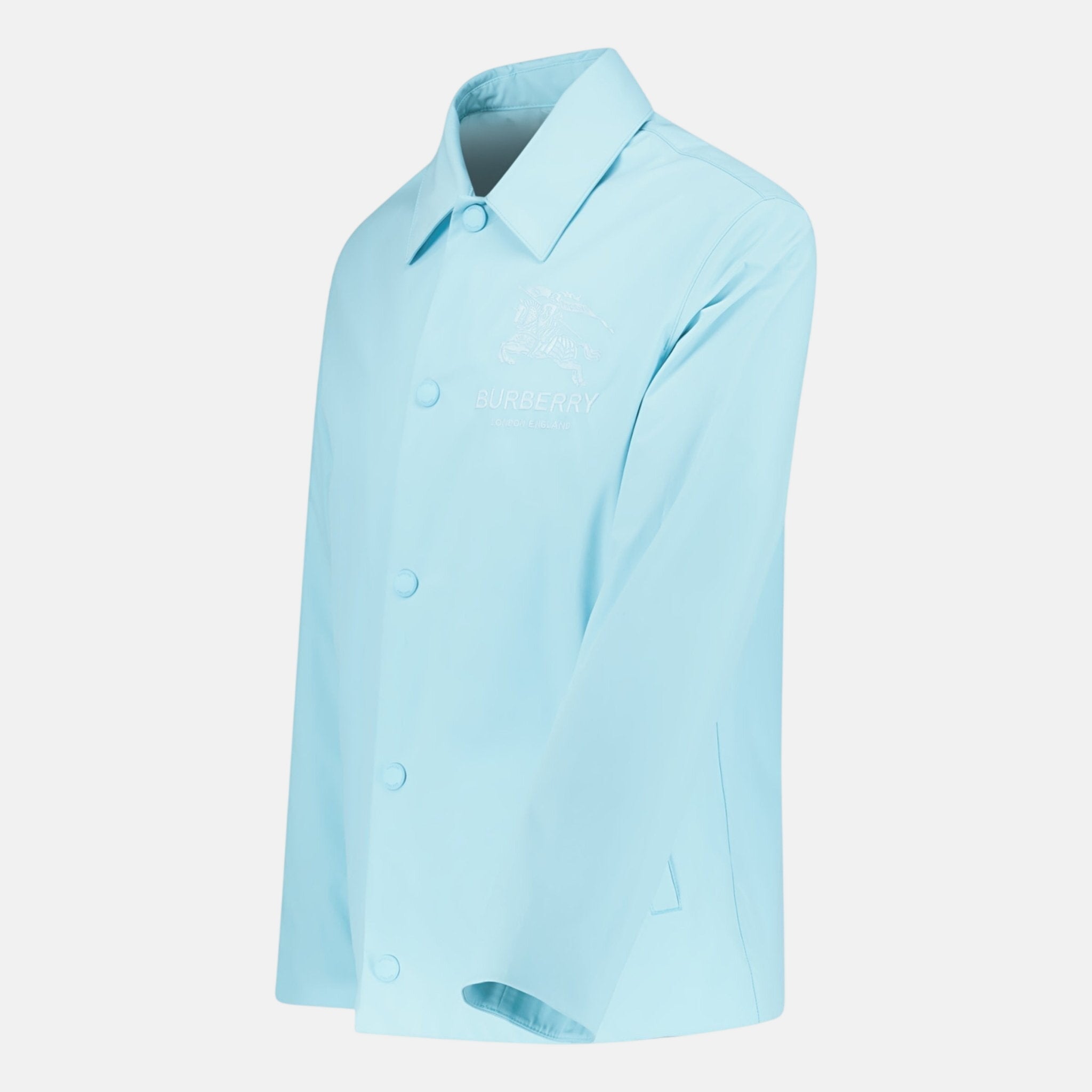Burberry Sussex Ekd Embroidered Jacket Topaz Blue – A64 | Studio DOS by Designer Outlet Sales