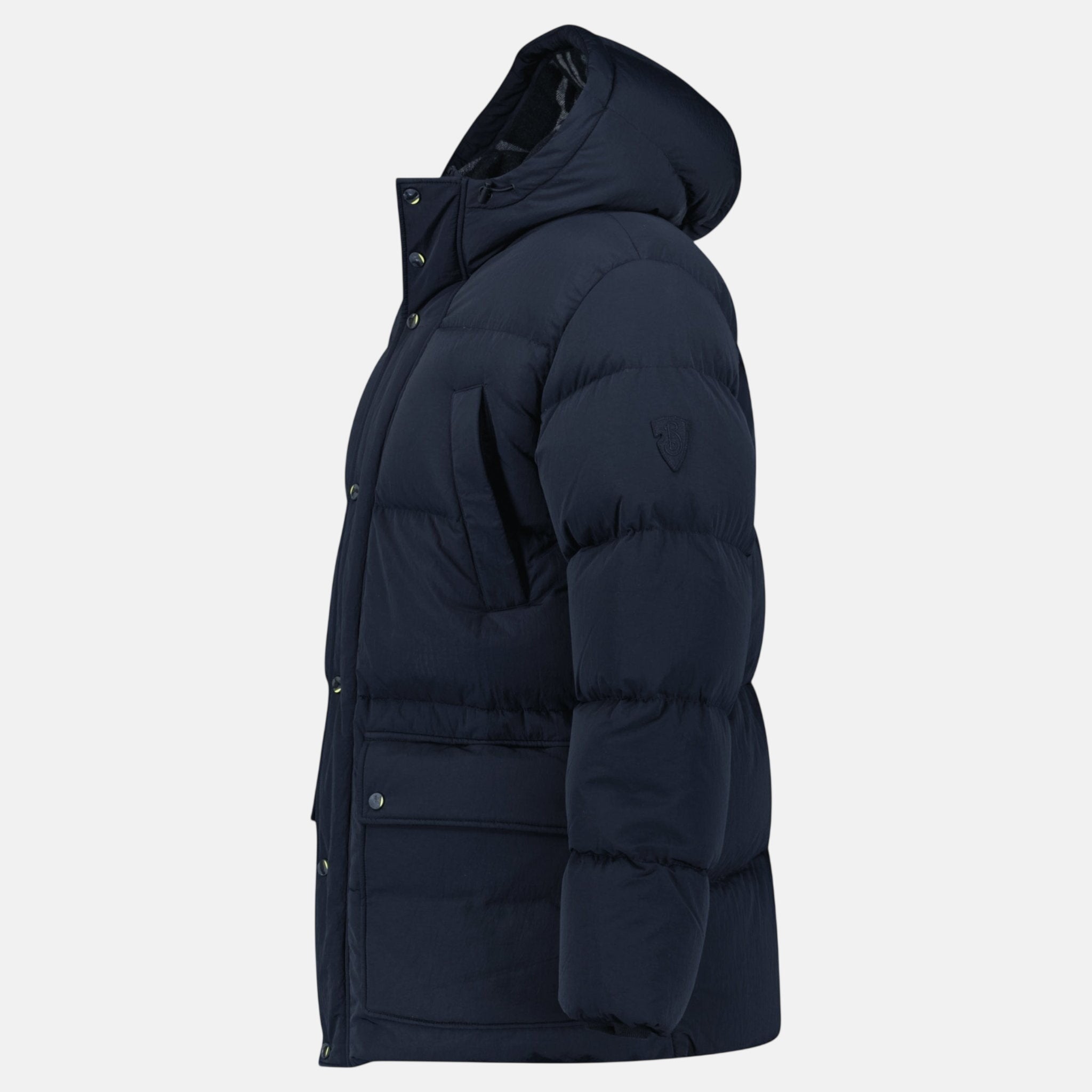 Burberry Technical Nylon Puffer Coat Navy – Rail 1 U | Studio DOS by Designer Outlet Sales