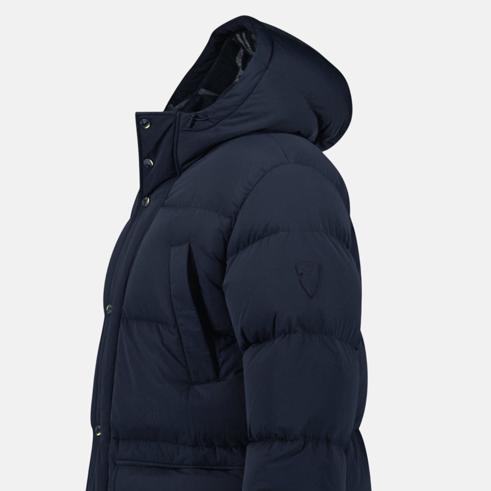 Burberry Technical Nylon Puffer Coat Navy – Rail 1 U | Studio DOS by Designer Outlet Sales