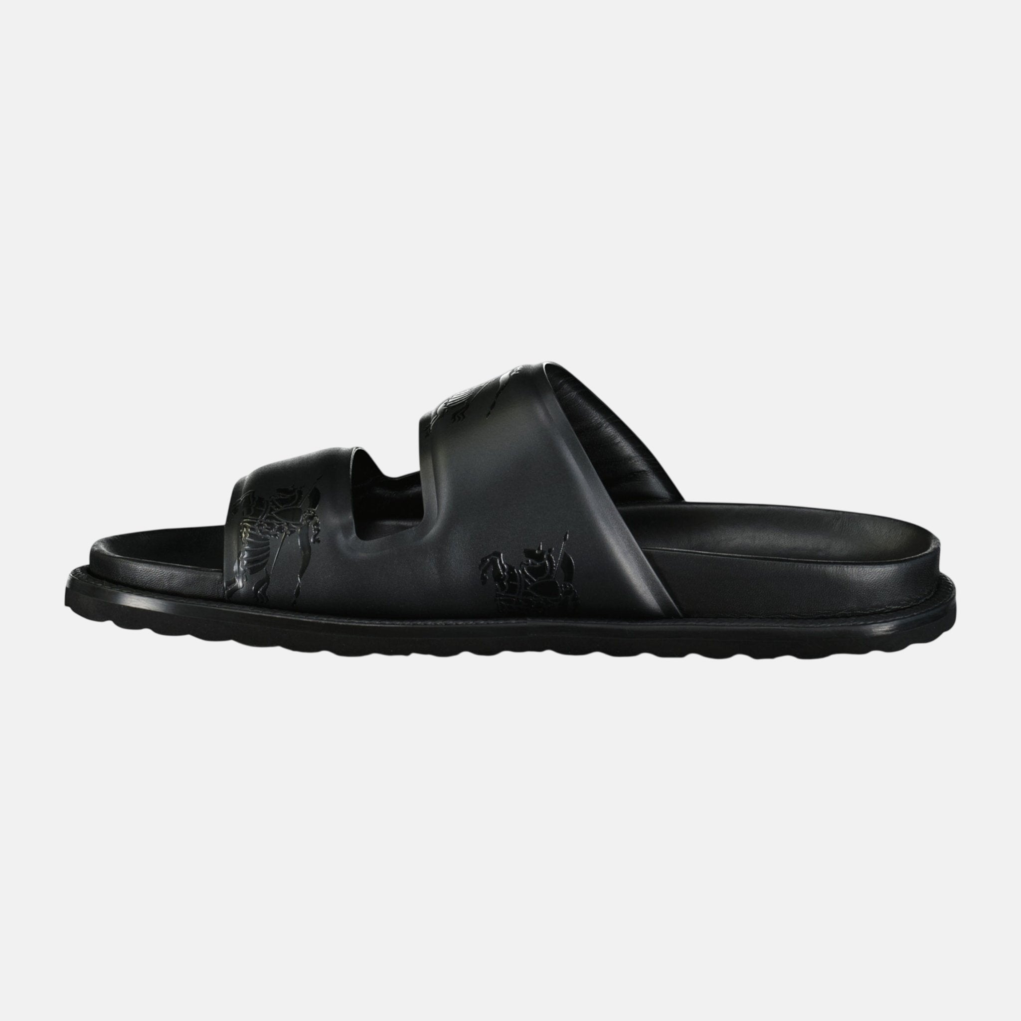 Burberry 'Thor' Logo Sliders Black – D9 | Studio DOS by Designer Outlet Sales