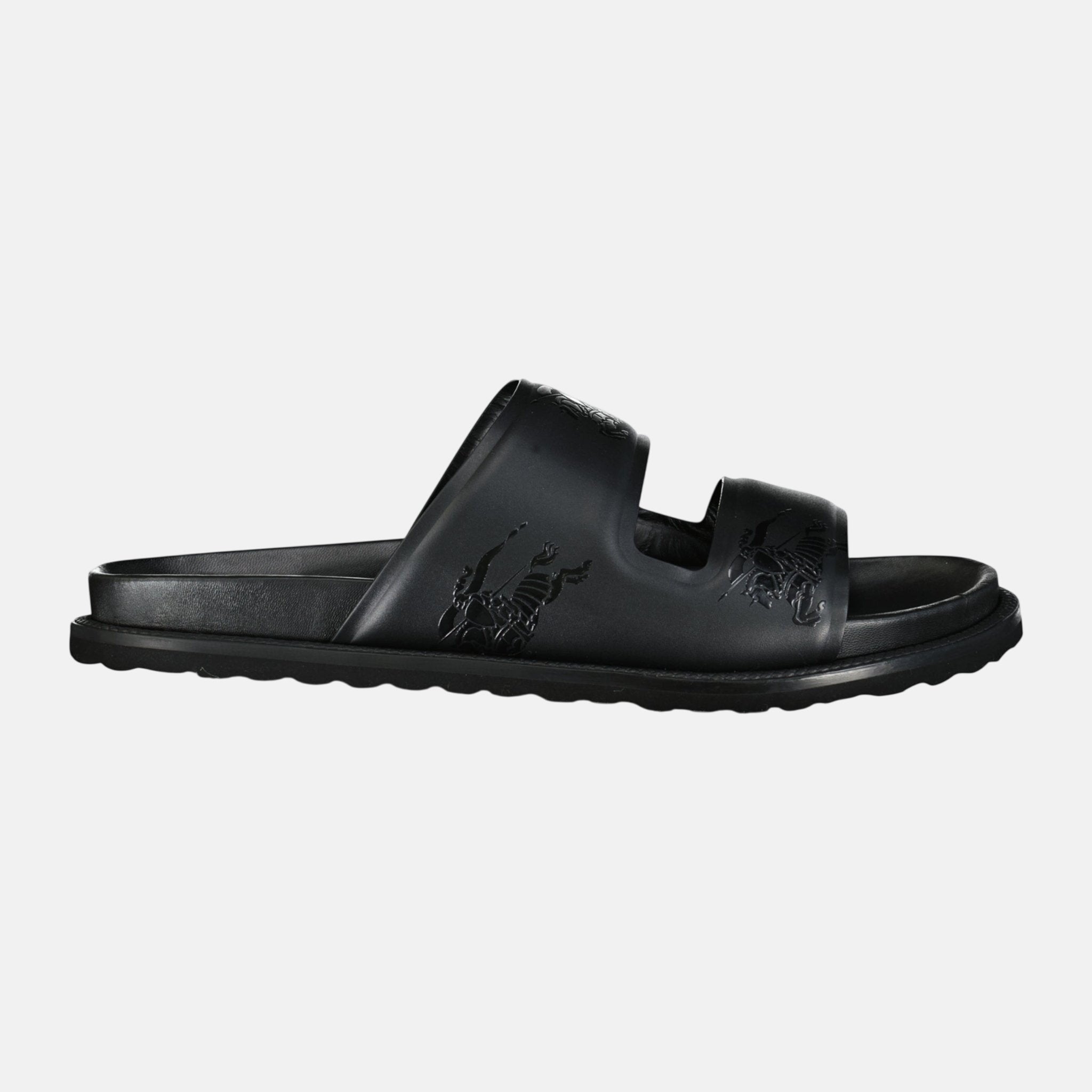 Burberry 'Thor' Logo Sliders Black – D9 | Studio DOS by Designer Outlet Sales