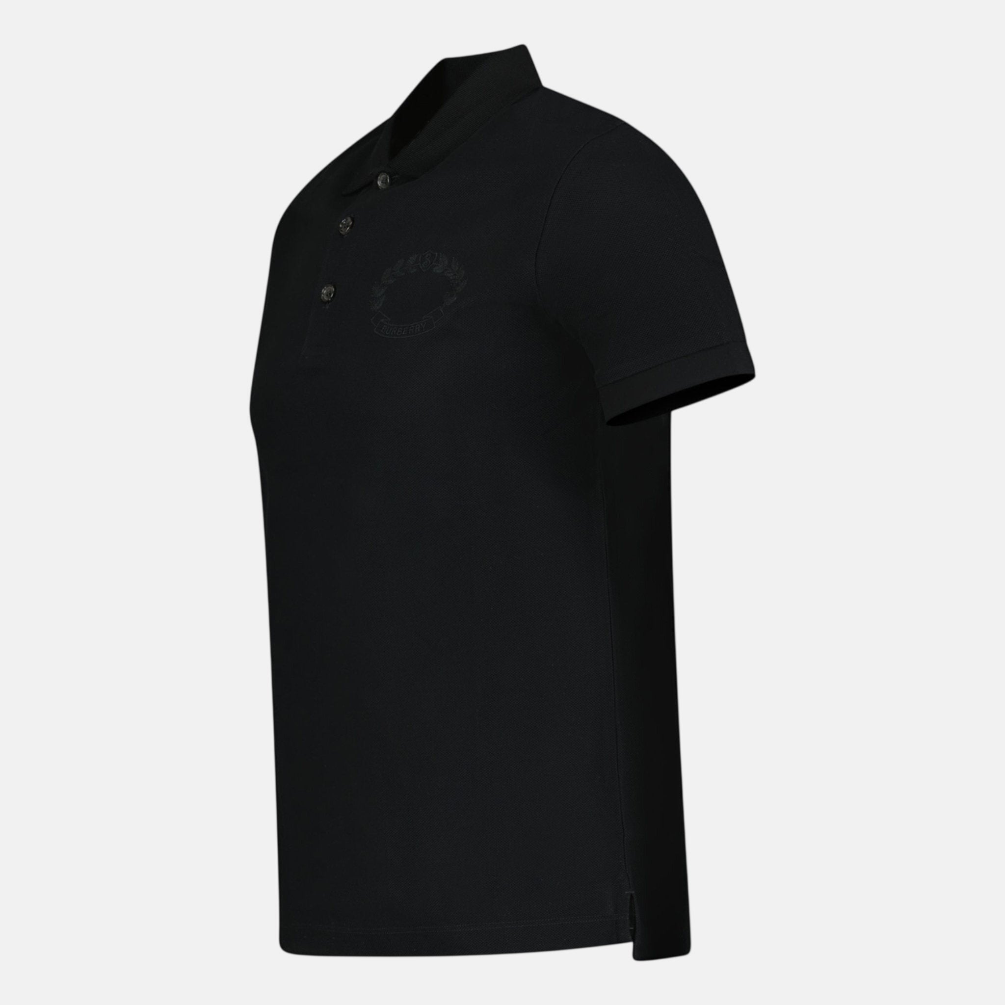 Burberry 'Walworth' Crest Polo Shirt Black – C8 | Studio DOS by Designer Outlet Sales