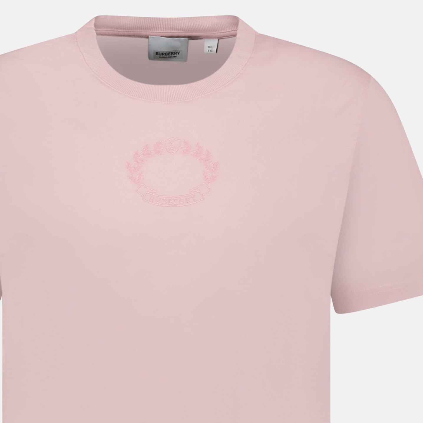 Burberry Womens 'Margot' Embroidery Logo T-Shirt Pink – A52 | Studio DOS by Designer Outlet Sales