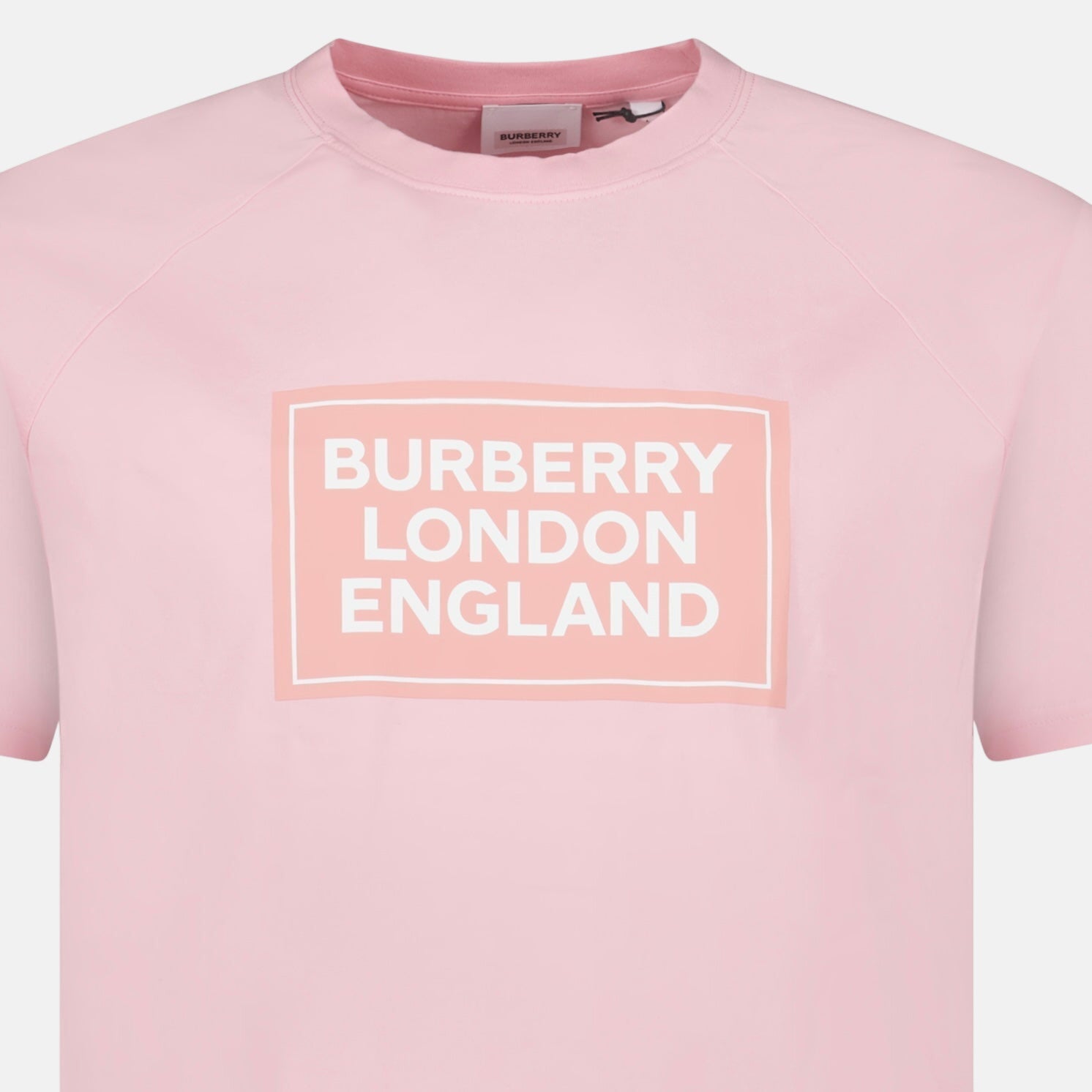 Burberry Womens 'Margot' London England Logo T-Shirt Pink – F30 | Studio DOS by Designer Outlet Sales