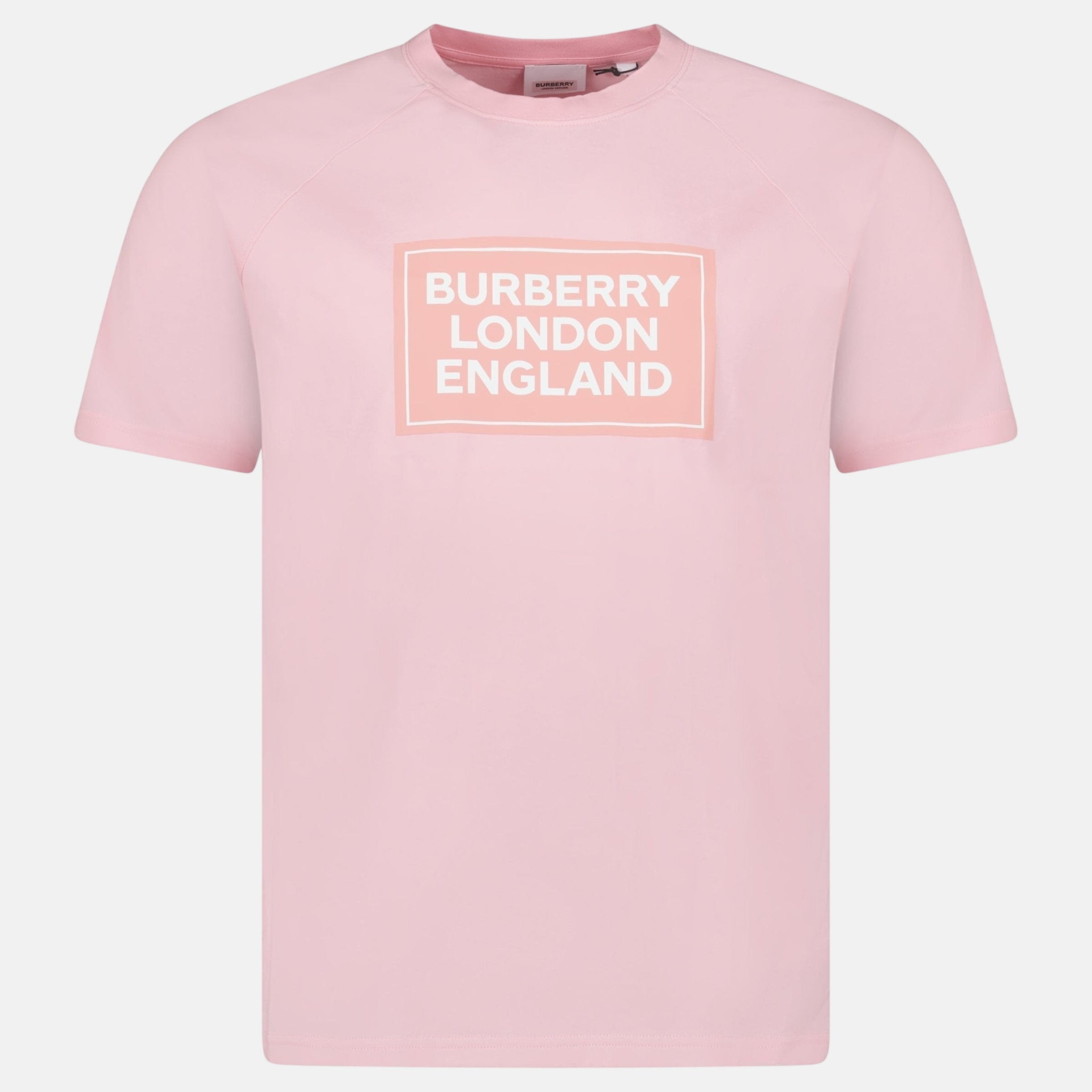 Burberry Womens 'Margot' London England Logo T-Shirt Pink – F30 | Studio DOS by Designer Outlet Sales