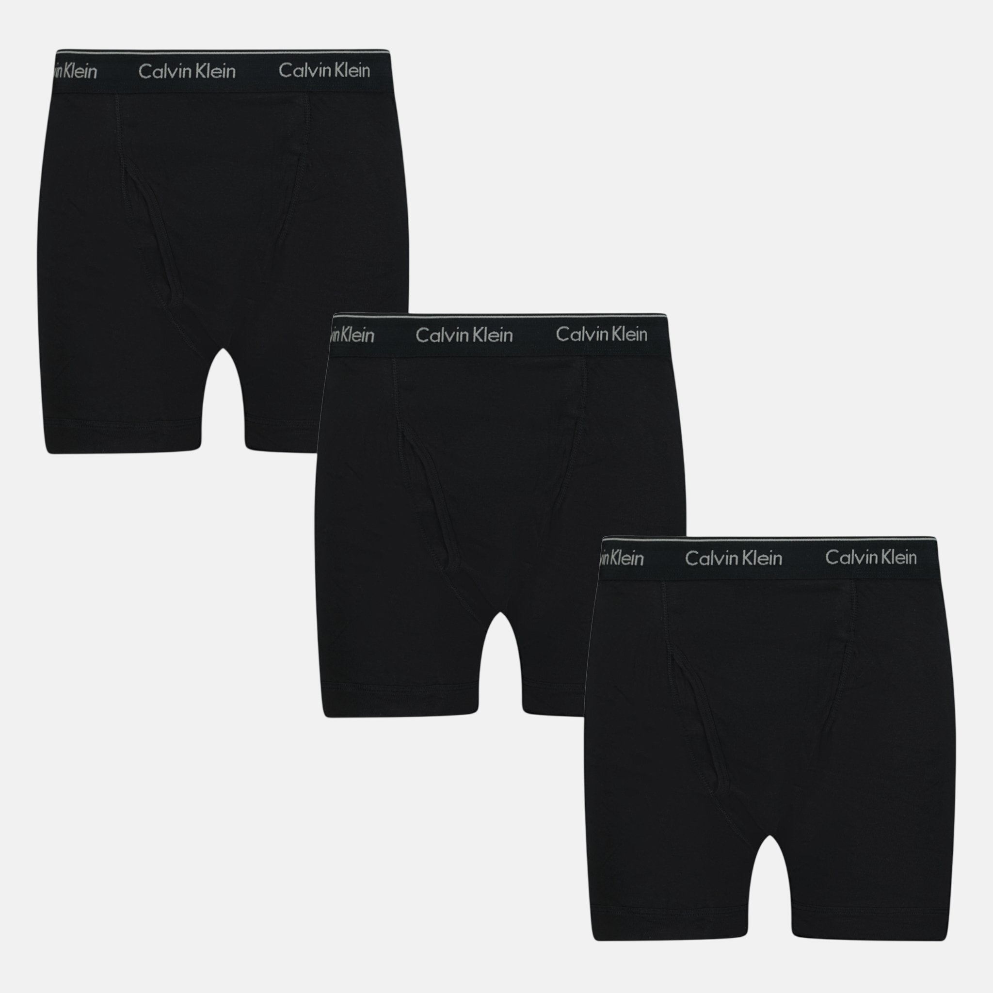 Calvin Klein 3 Pack Stencil Logo Cotton Stretch Boxers Black – sku-48936265416982 | Studio DOS by Designer Outlet Sales