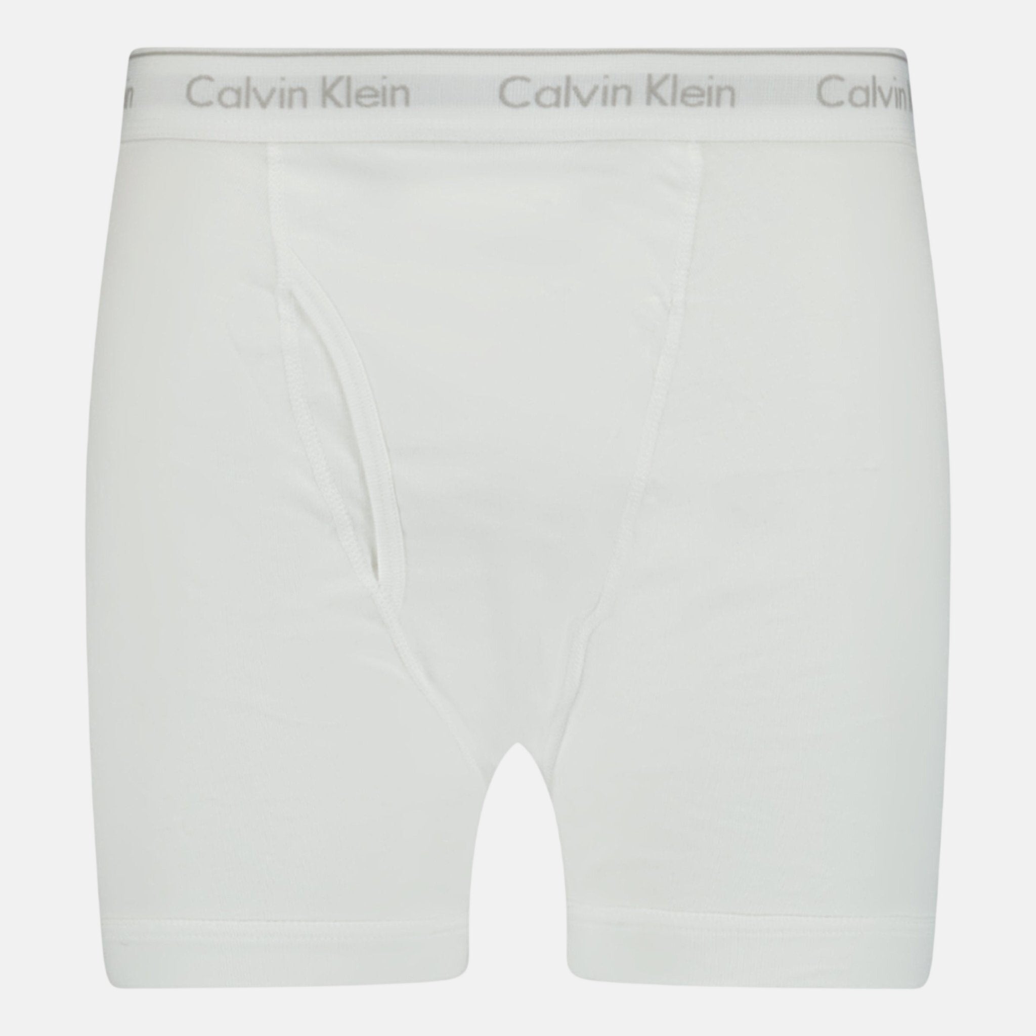 Calvin Klein 3 Pack Stencil Logo Cotton Stretch Boxers White – sku-48936265187606 | Studio DOS by Designer Outlet Sales