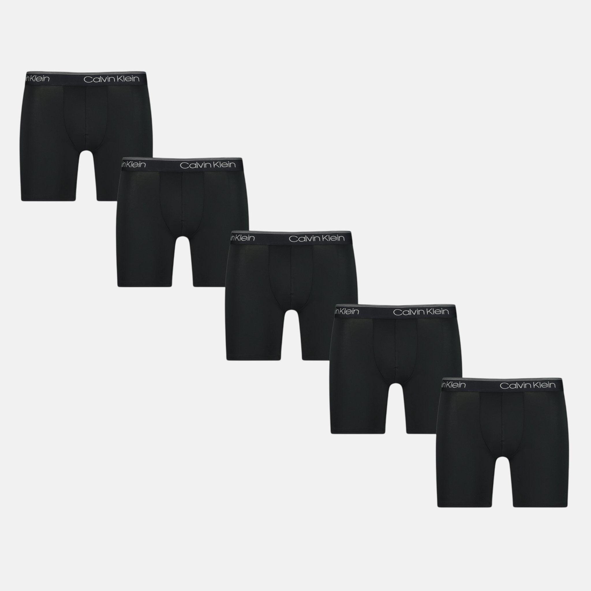 Calvin Klein 5 Pack Microfiber Stretch Boxers Black – sku-48936264925462 | Studio DOS by Designer Outlet Sales