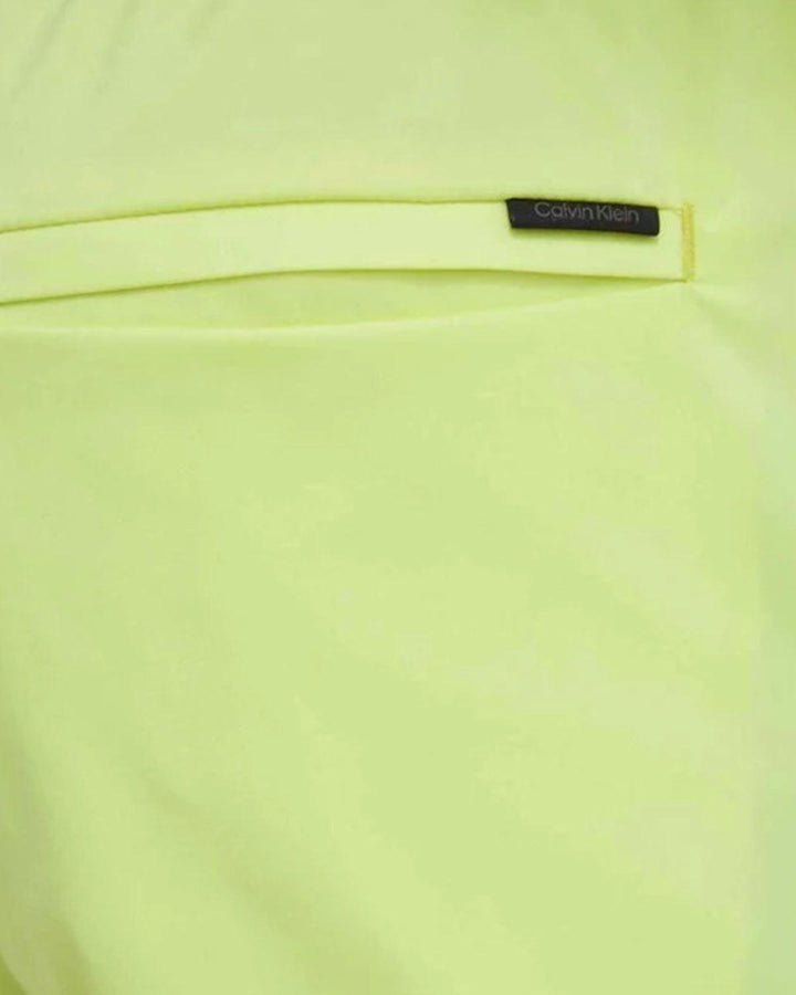 CALVIN KLEIN MENS MEDIUM DRAWSTRING SWIM SHORTS LIME-Designer Outlet Sales