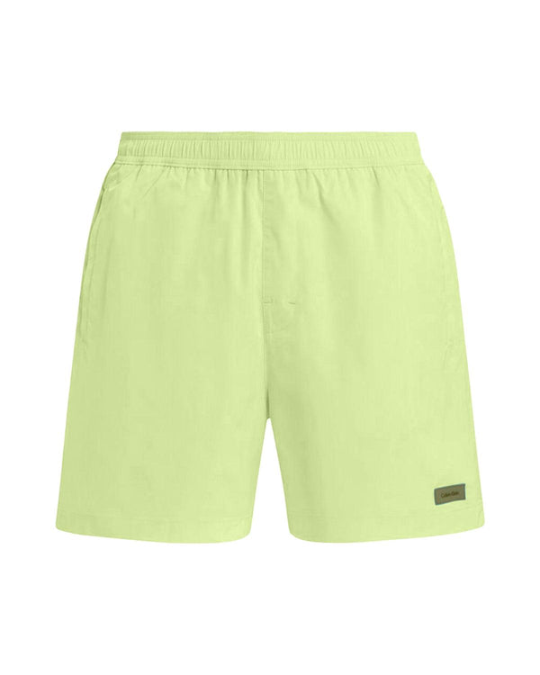 CALVIN KLEIN MENS MEDIUM DRAWSTRING SWIM SHORTS LIME-Designer Outlet Sales