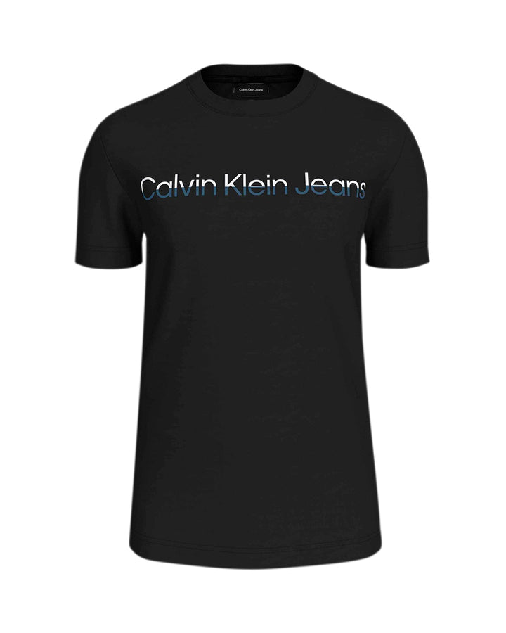 CALVIN KLEIN MENS MIXED INSTITUTIONAL T-SHIRT BLACK-Designer Outlet Sales