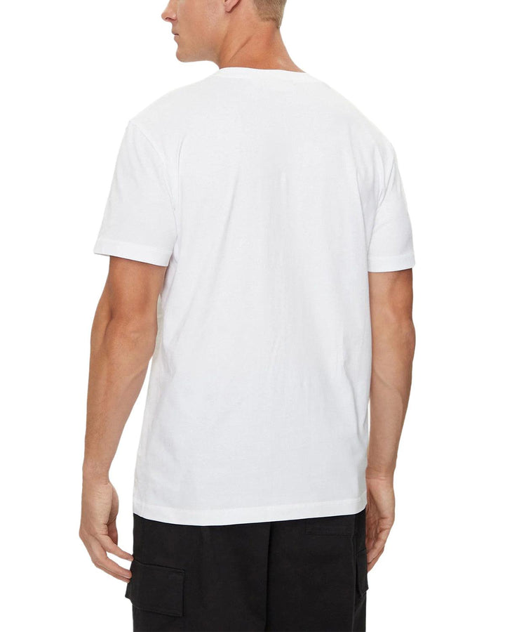 CALVIN KLEIN MENS MONOGRAM T-SHIRT WHITE-Designer Outlet Sales