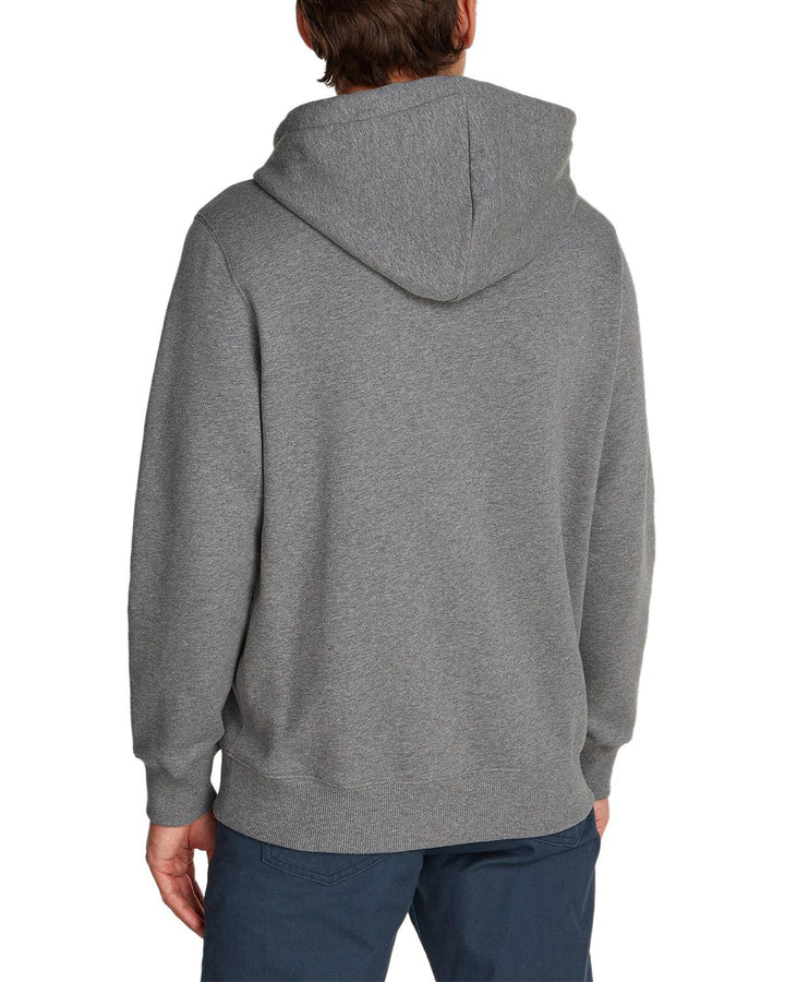 CALVIN KLEIN MENS MONOLOGO HOODIE GREY HEATHER-Designer Outlet Sales