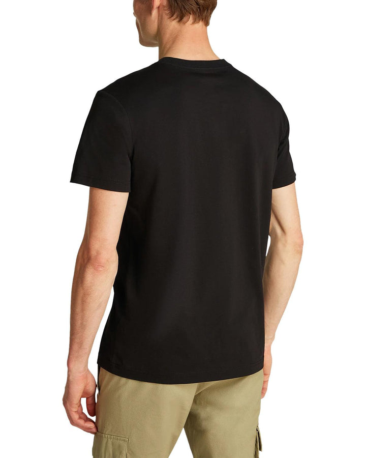 CALVIN KLEIN MENS SMALL BOX T-SHIRT BLACK-Designer Outlet Sales