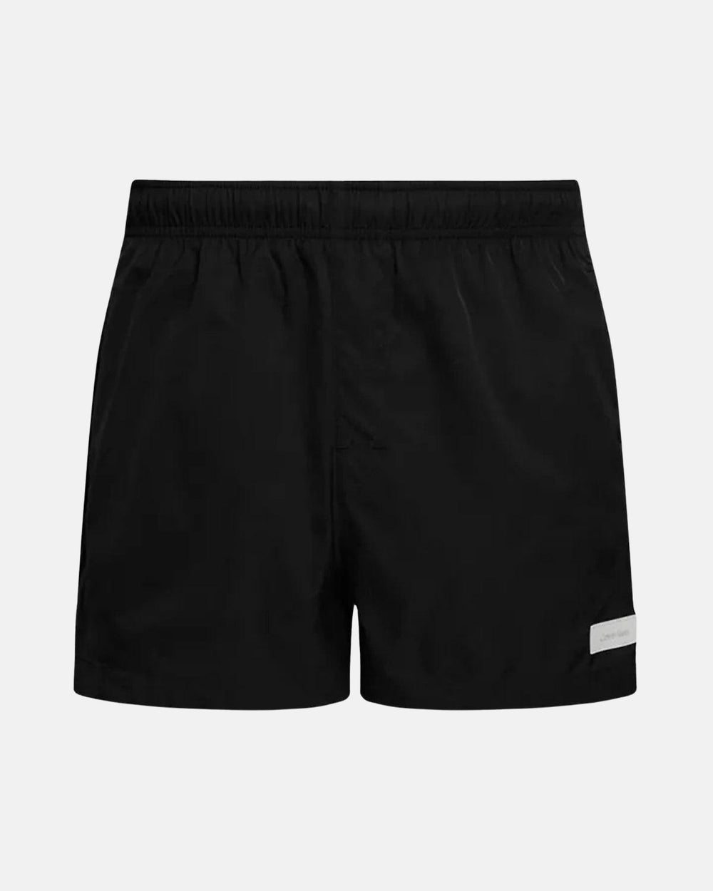 CALVIN KLEIN MENS TAG LOGO SWIM SHORTS BLACK – DESIGNER OUTLET SALES