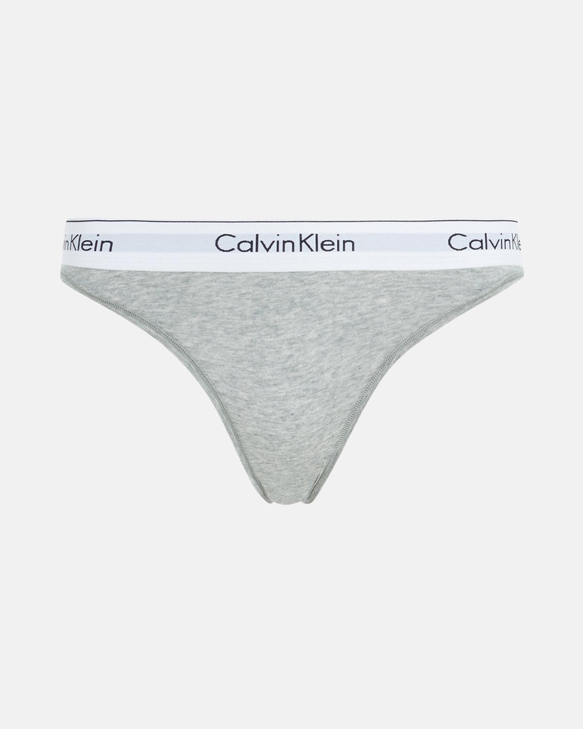 CALVIN KLEIN WOMENS MODERN COTTON BIKINI BRIEFS GREY HEATHER – CALVIN-KLEIN-F3787E-020-S | Studio DOS by Designer Outlet Sales