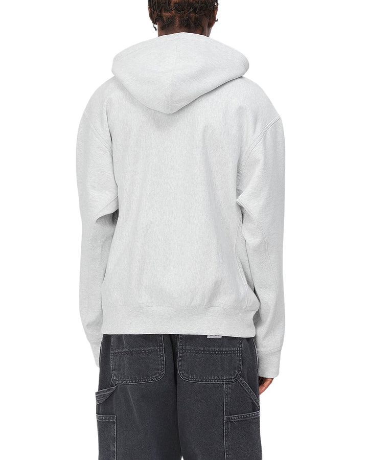 CARHARTT WIP MENS AMERICAN SCRIPT HOODIE ASH HEATHER-Designer Outlet Sales