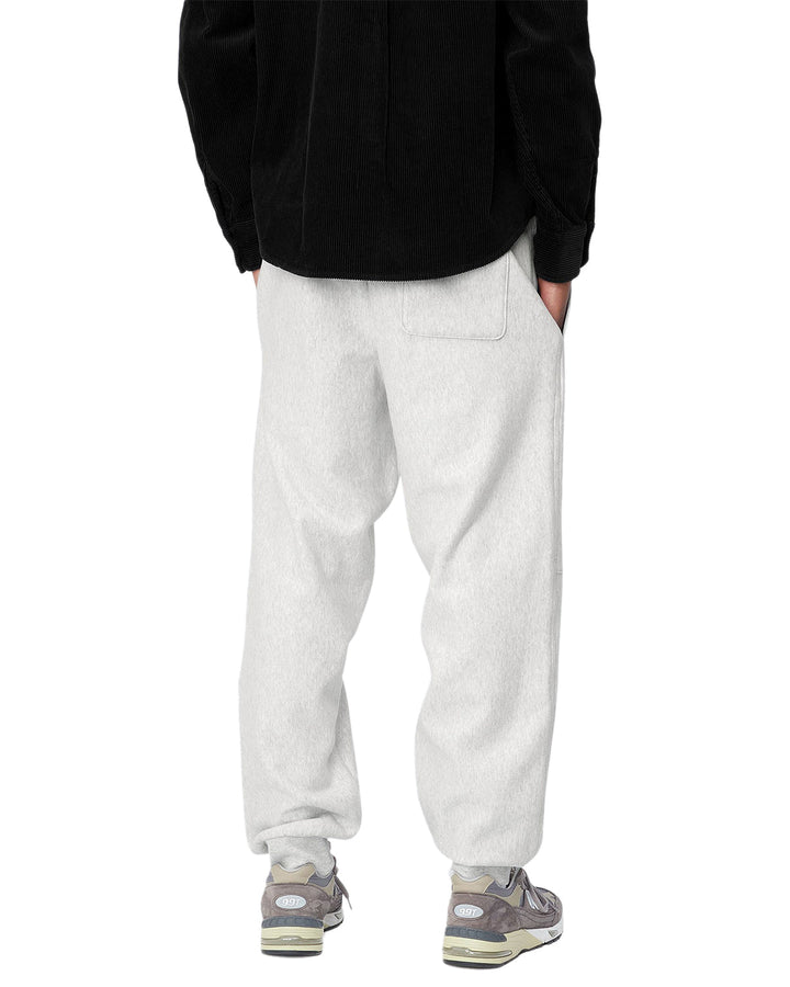 CARHARTT WIP MENS AMERICAN SCRIPT JOGGING PANTS ASH HEATHER-Designer Outlet Sales