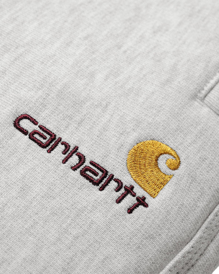 CARHARTT WIP MENS AMERICAN SCRIPT JOGGING PANTS ASH HEATHER-Designer Outlet Sales