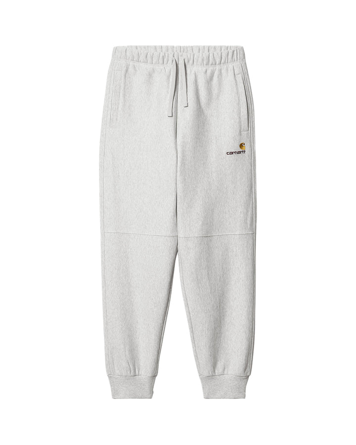 CARHARTT WIP MENS AMERICAN SCRIPT JOGGING PANTS ASH HEATHER-Designer Outlet Sales