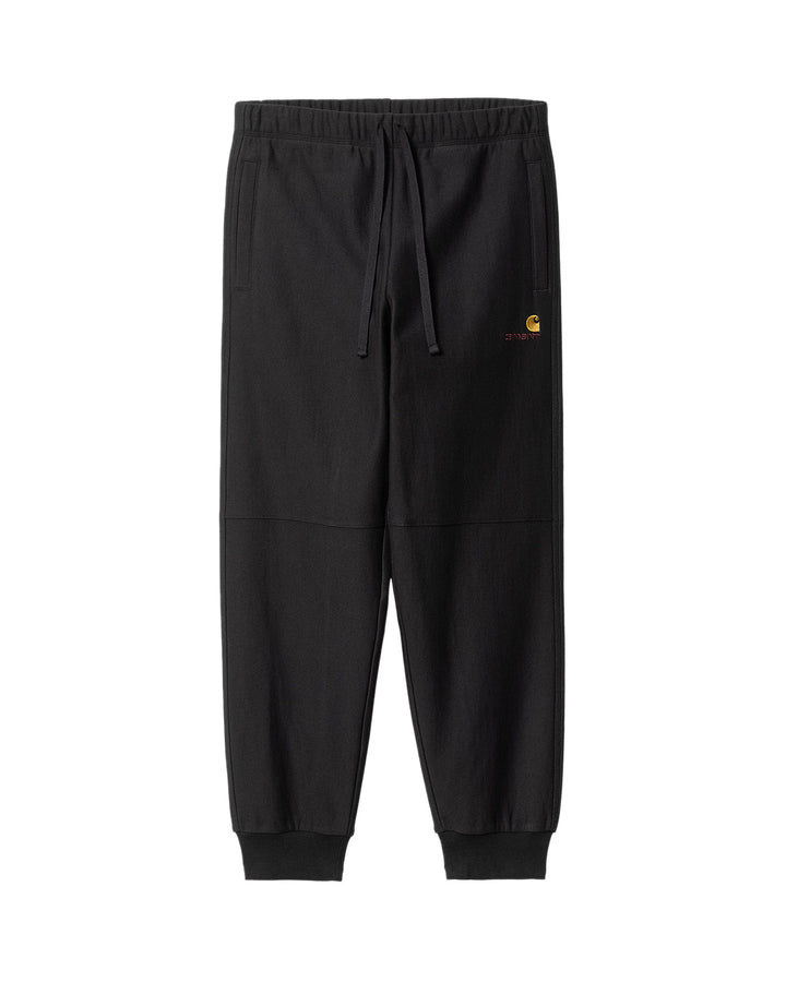 CARHARTT WIP MENS AMERICAN SCRIPT JOGGING PANTS BLACK-Designer Outlet Sales