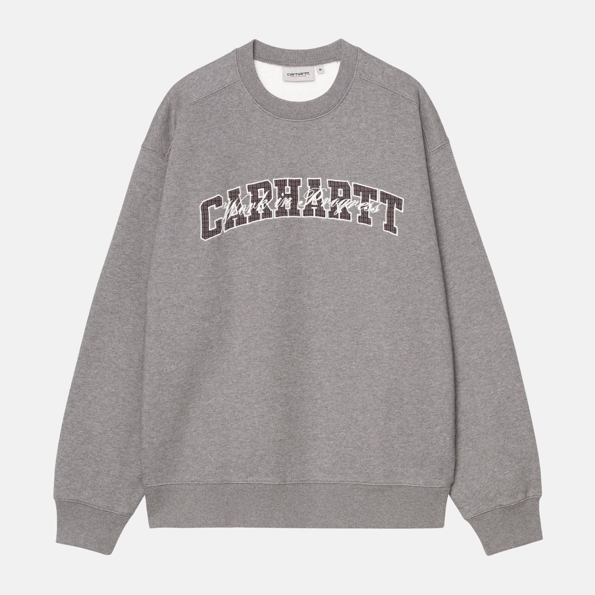 Carhartt WIP Mens Big School Sweatshirt Dark Grey Heather – SPR1006-M | Studio DOS by Designer Outlet Sales