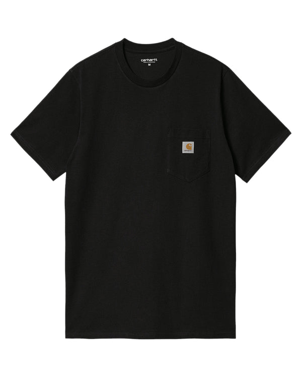 CARHARTT WIP MENS ICON POCKET T-SHIRT DARK NAVY-Designer Outlet Sales