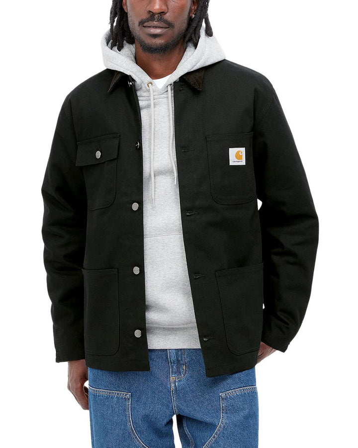 CARHARTT WIP MENS MICHIGAN COAT (WINTER) BLACK BLACK-Designer Outlet Sales