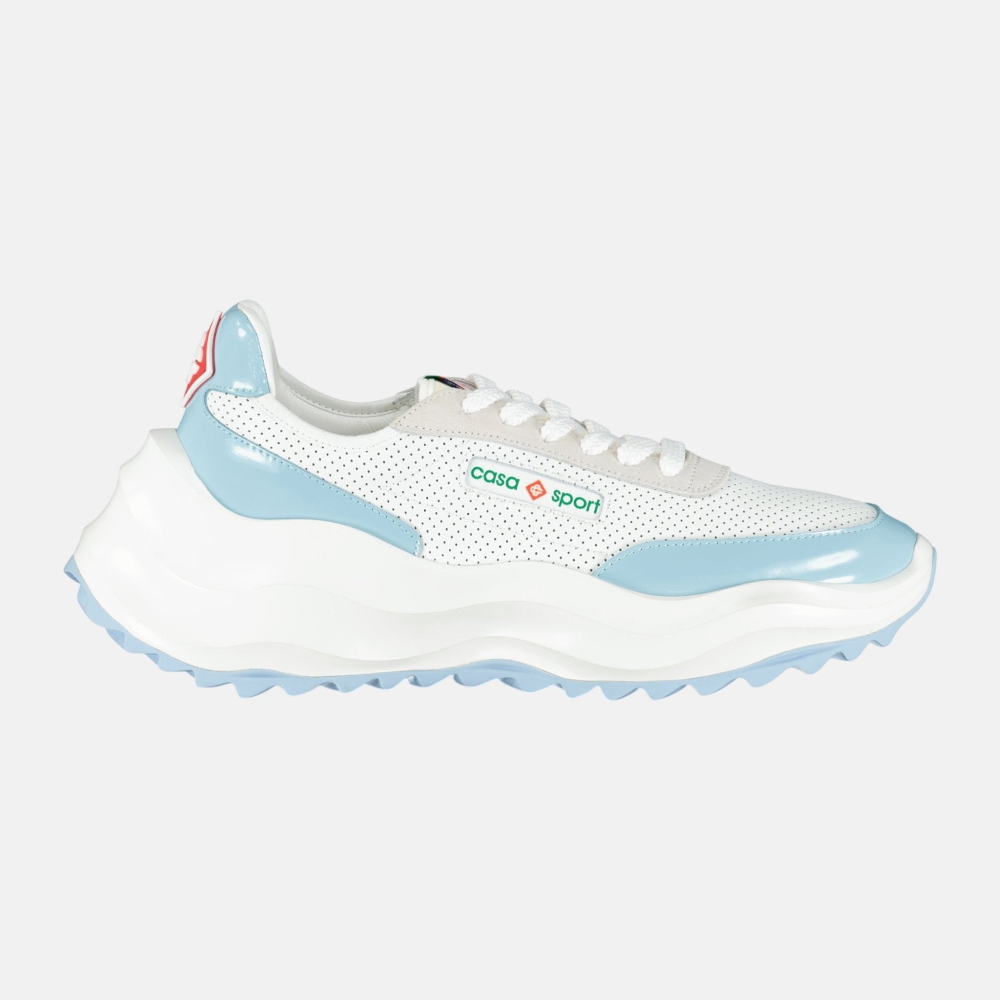 Casablanca Atlantis Chunky Sneakers White Baby Blue – sku-57913641238909 | Studio DOS by Designer Outlet Sales