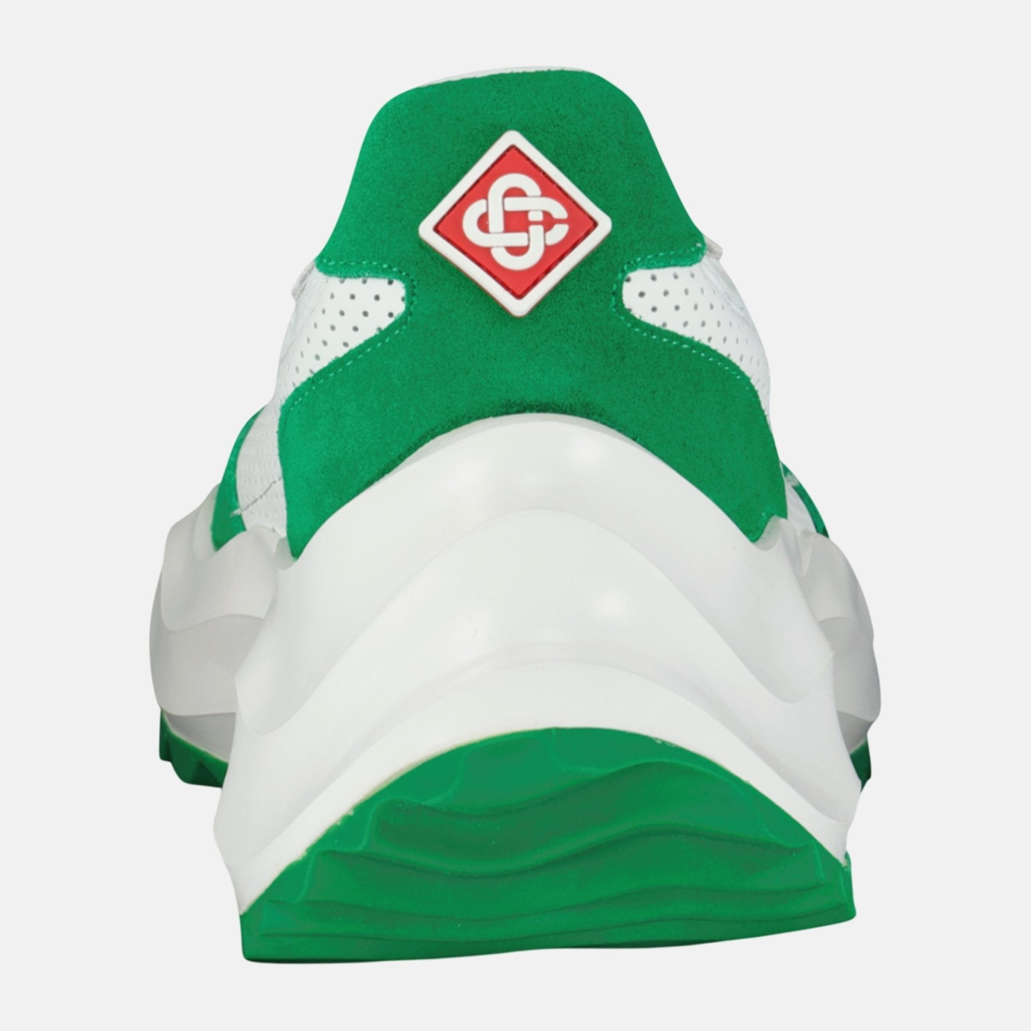 Casablanca Atlantis Chunky Sneakers White Green – sku-57913585762685 | Studio DOS by Designer Outlet Sales