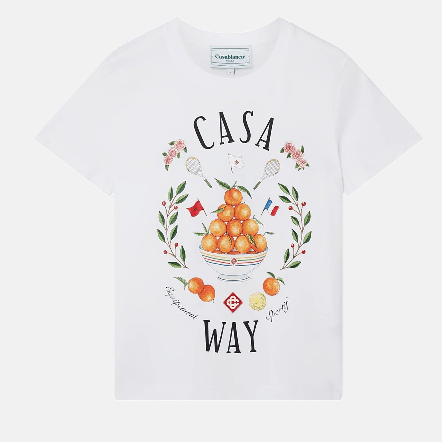 Casablanca 'Casa Way' T-Shirt White – A6 | Studio DOS by Designer Outlet Sales