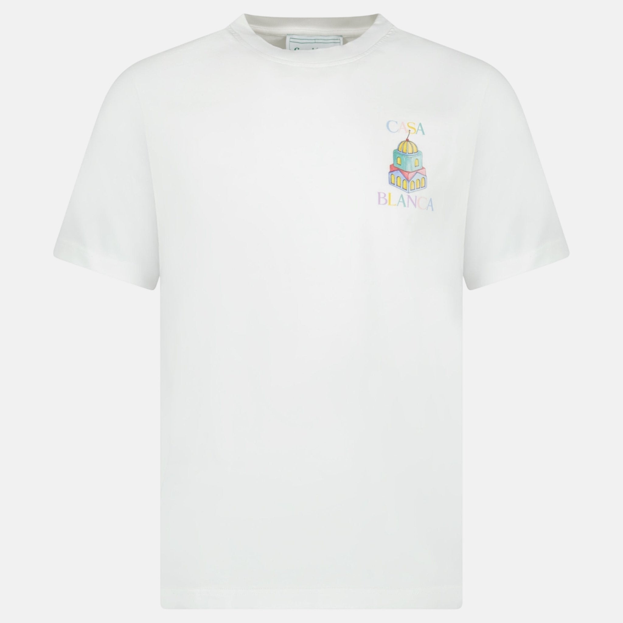 Casablanca ‘Objets En Vrac’ Organic Cotton T-Shirt White – C13 | Studio DOS by Designer Outlet Sales