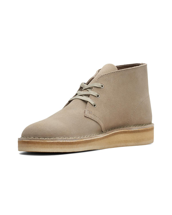 CLARKS ORIGINALS MENS DESERT COAL BOOTS STONE SUEDE-Designer Outlet Sales